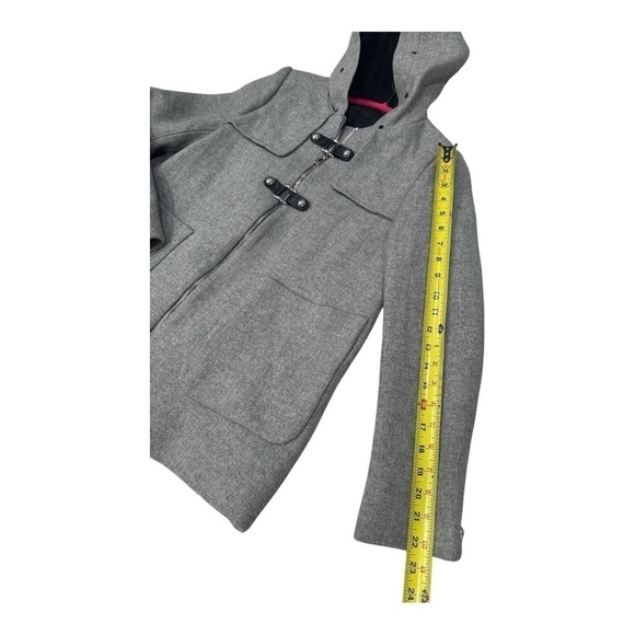 ZARA Woman Gray Wool blend Coat size M - Picture 8 of 12
